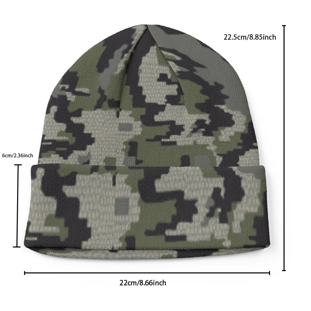 Alaska Alpine CAMO Knitted Beanie - U / White