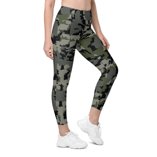 Alaska Alpine CAMO Leggings with pockets - 2XS