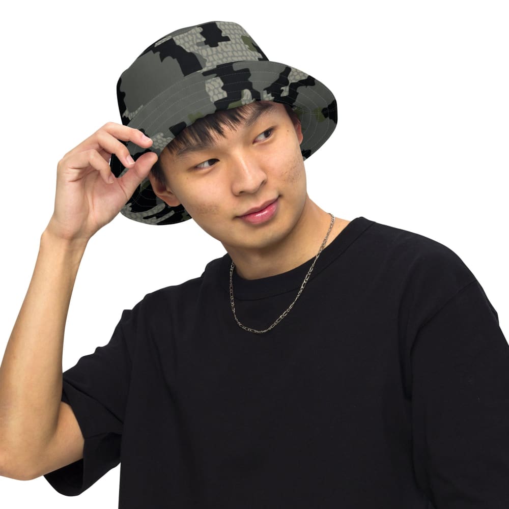 Alaska Alpine CAMO Reversible bucket hat - Reversible Bucket Hat