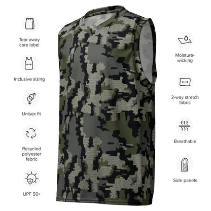 Alaska Alpine CAMO unisex basketball jersey - Unisex Basketball Jersey