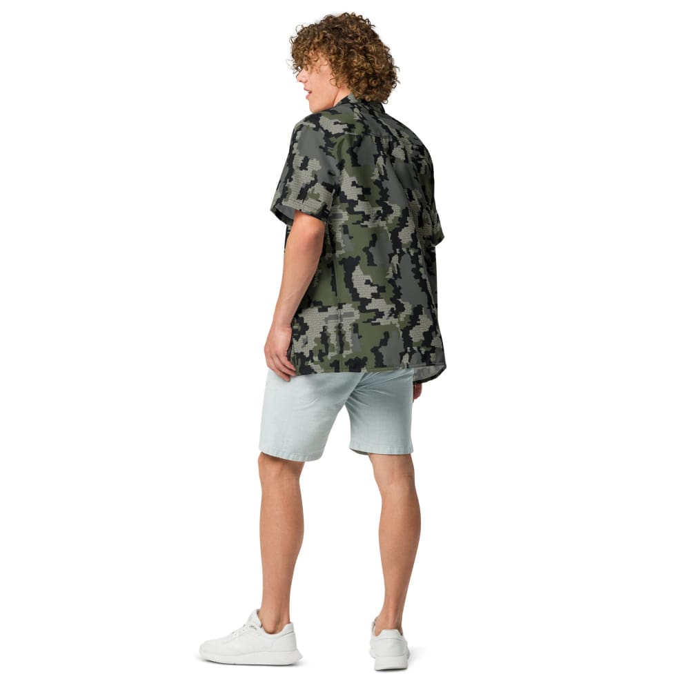 Alaska Alpine CAMO Unisex button shirt - Unisex Button Shirt