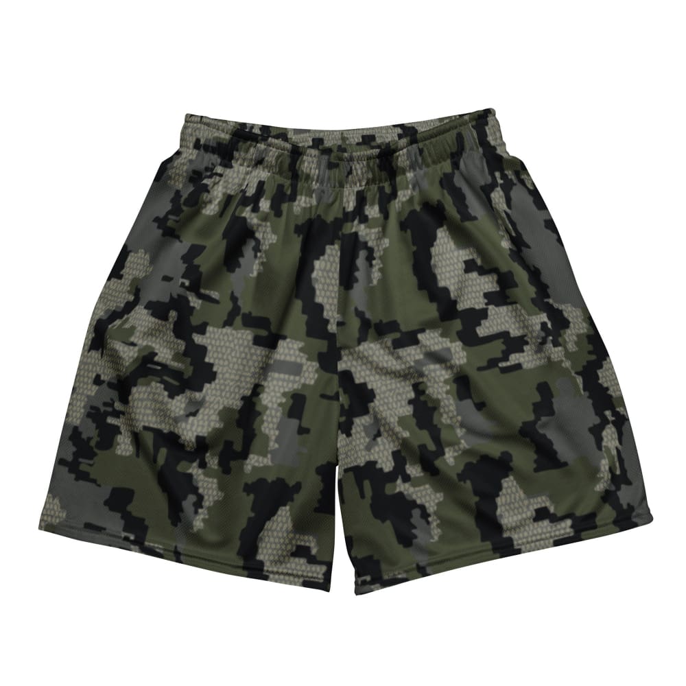 Alaska Alpine CAMO Unisex mesh shorts - 2XS - Unisex Mesh Shorts