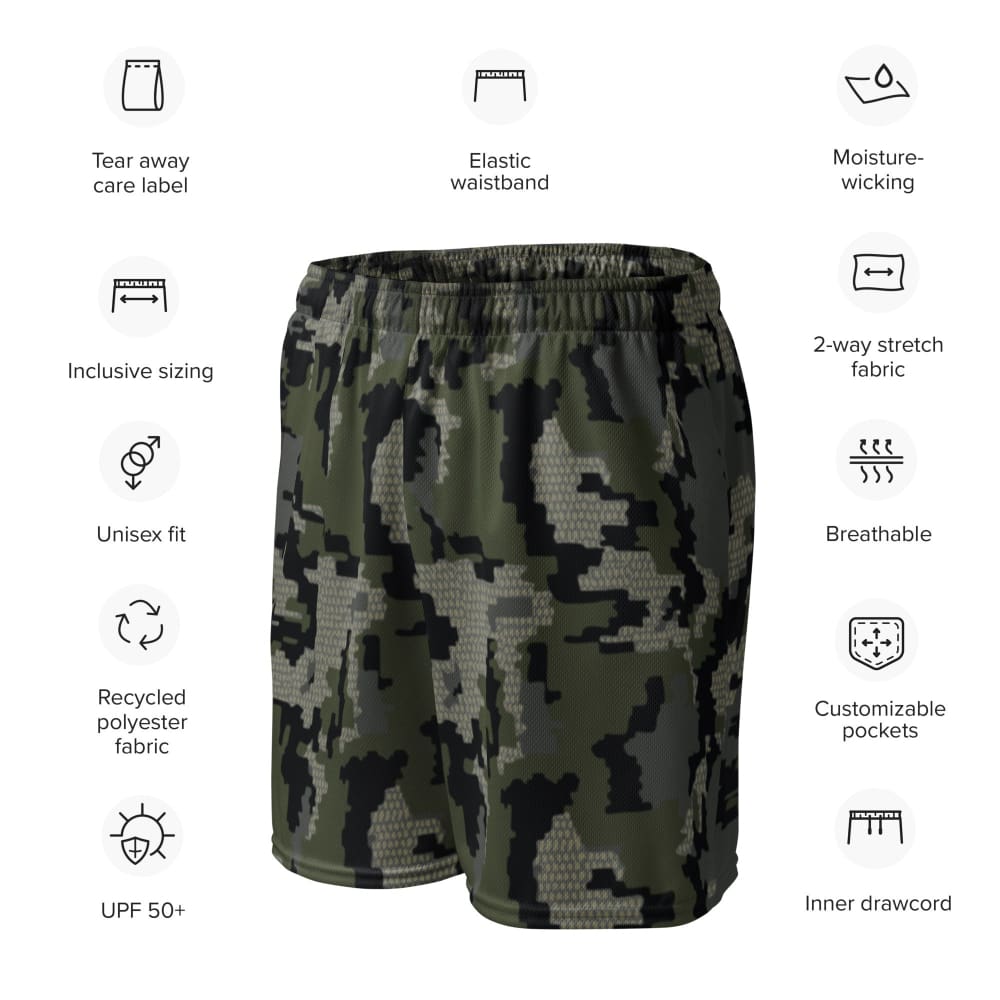 Alaska Alpine CAMO Unisex mesh shorts - Unisex Mesh Shorts