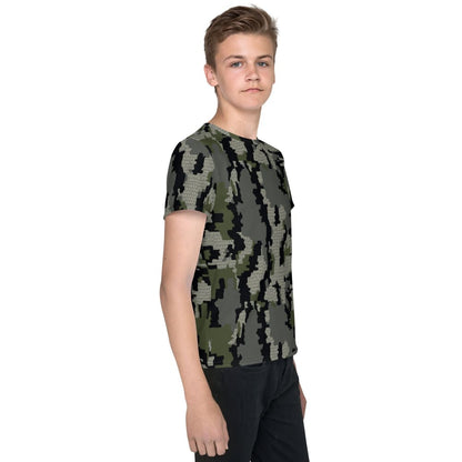 Alaska Alpine CAMO Youth crew neck t-shirt