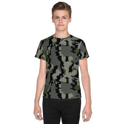 Alaska Alpine CAMO Youth crew neck t-shirt - 8