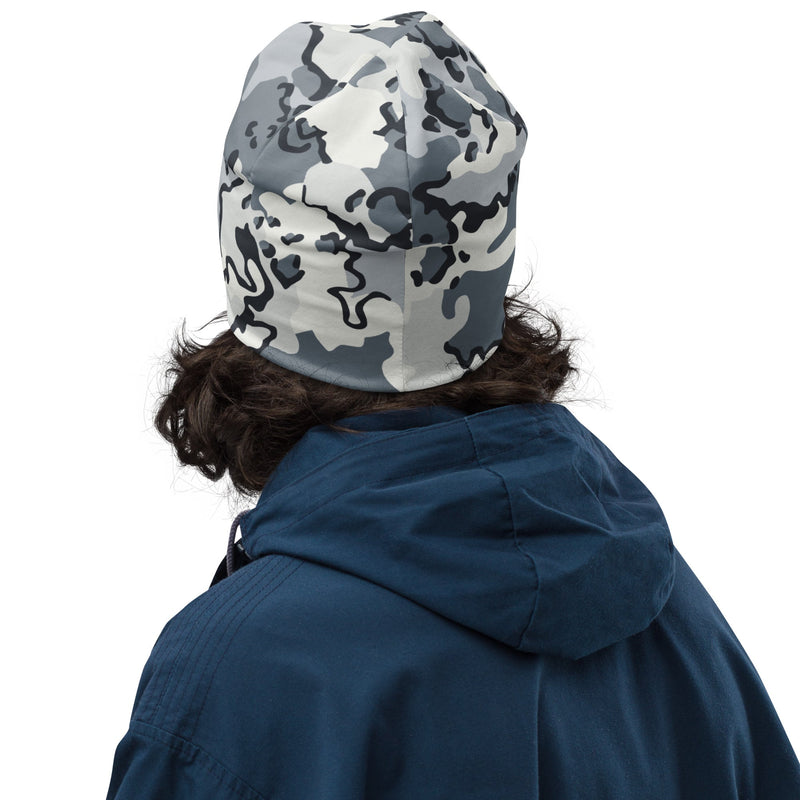 Alaska Chocolate Chip Arctic CAMO Beanie - Head