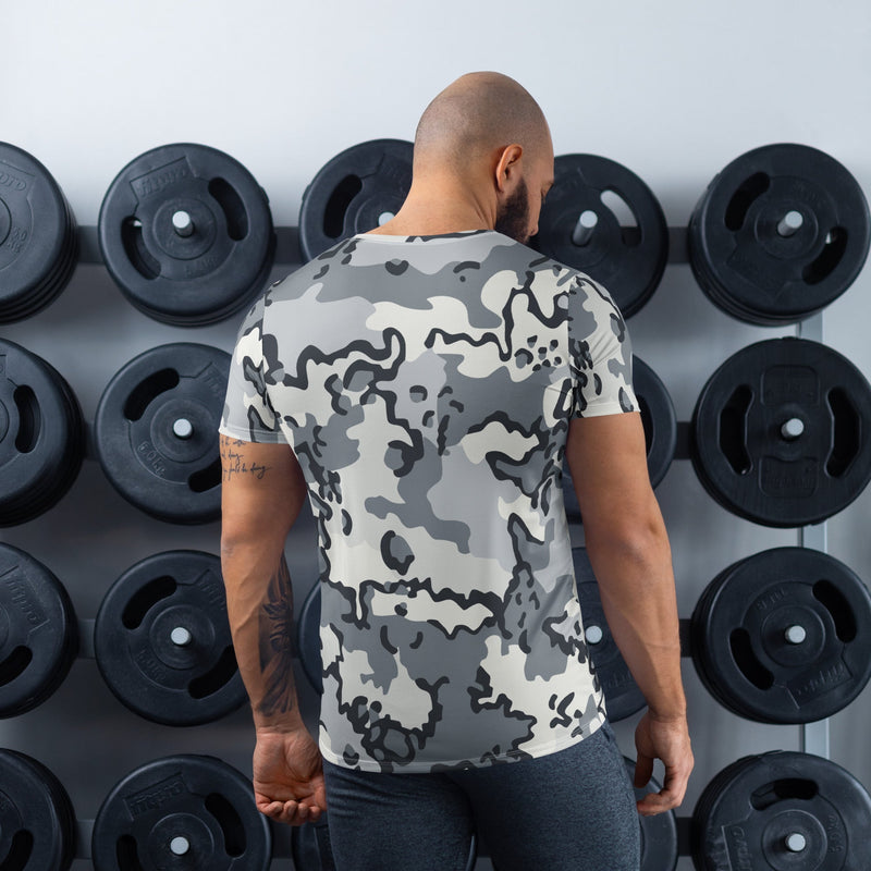 Alaska Chocolate Chip Arctic CAMO Mens Athletic T-Shirt - Shirt