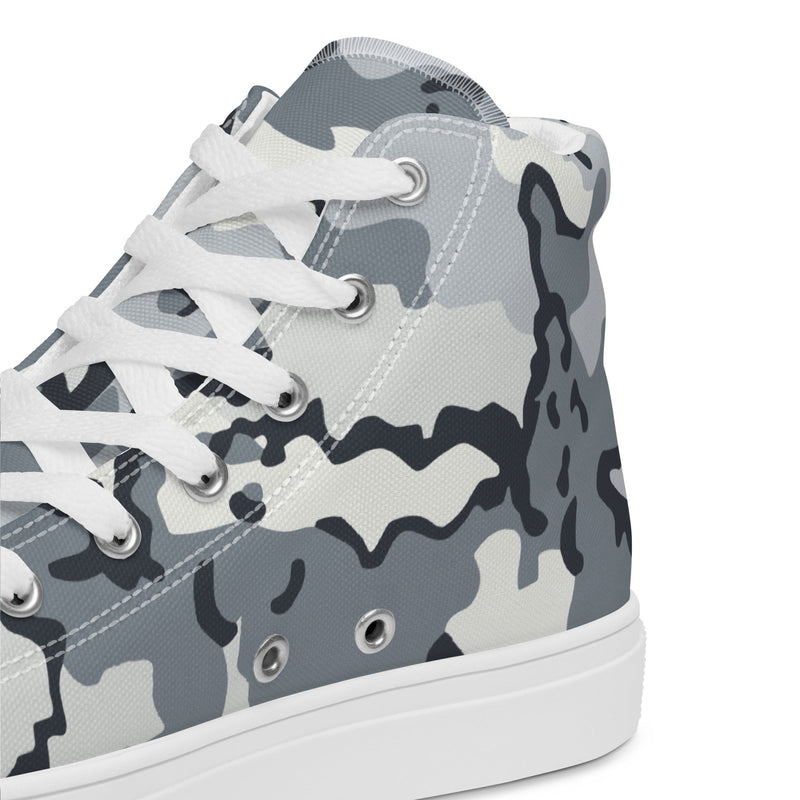 Alaska Chocolate Chip Arctic CAMO Mens High-Top Canvas Shoes