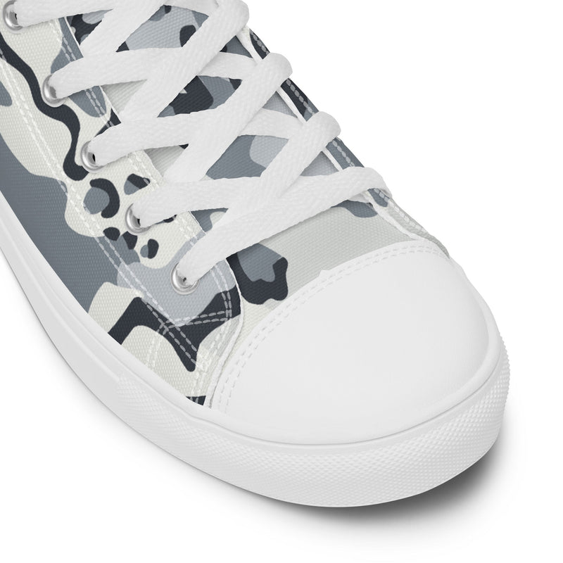 Alaska Chocolate Chip Arctic CAMO Mens High-Top Canvas Shoes