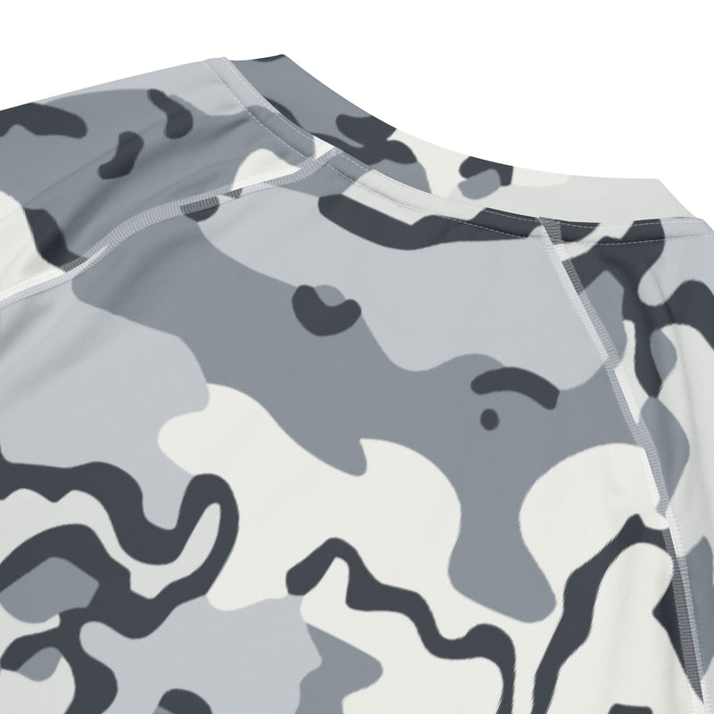 Alaska Chocolate Chip Arctic CAMO Mens Short-Sleeve Rash Guard - SS