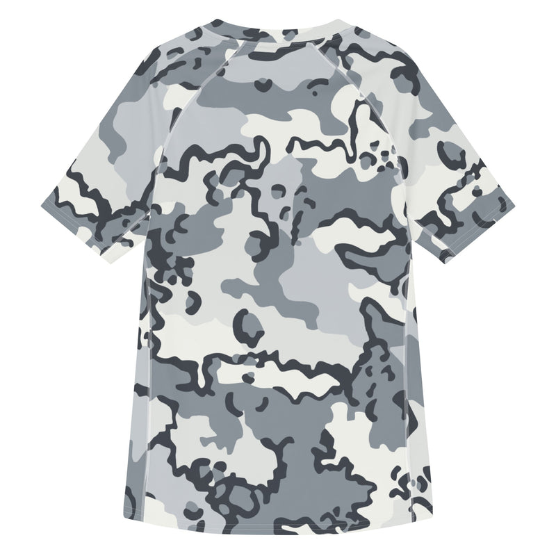Alaska Chocolate Chip Arctic CAMO Mens Short-Sleeve Rash Guard - SS