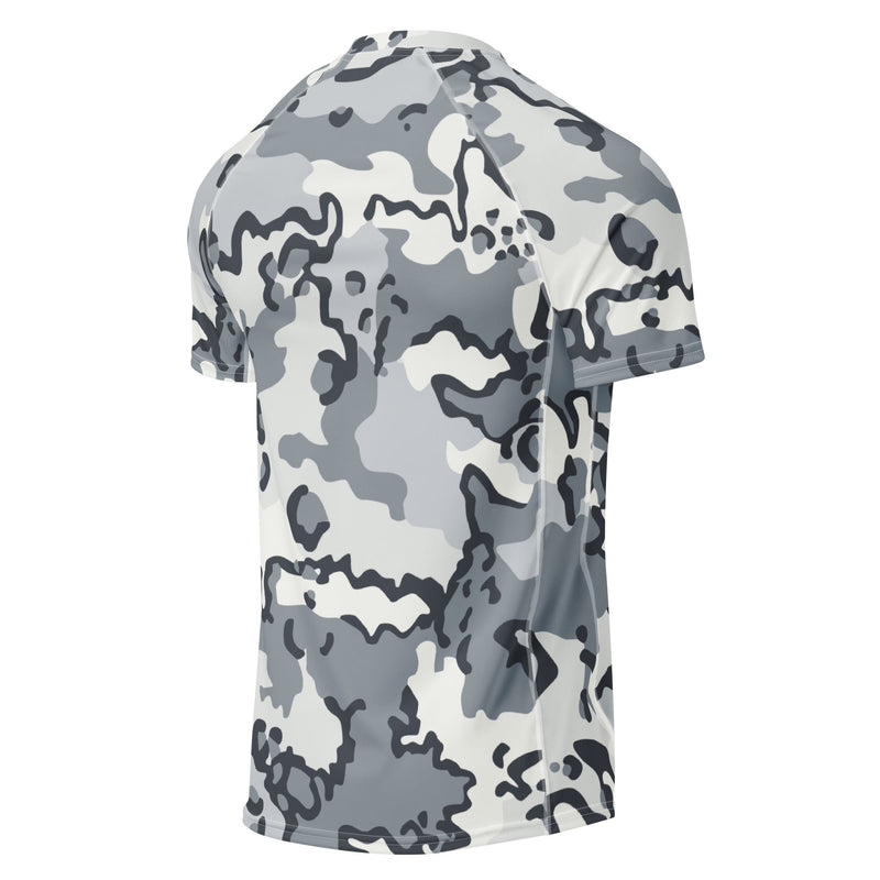 Alaska Chocolate Chip Arctic CAMO Mens Short-Sleeve Rash Guard - SS