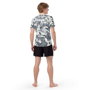 Alaska Chocolate Chip Arctic CAMO Mens Short-Sleeve Rash Guard - SS