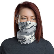 Alaska Chocolate Chip Arctic CAMO Neck Gaiter - Head