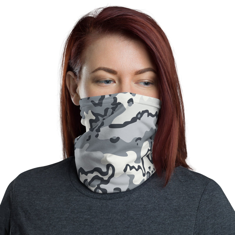 Alaska Chocolate Chip Arctic CAMO Neck Gaiter - Head