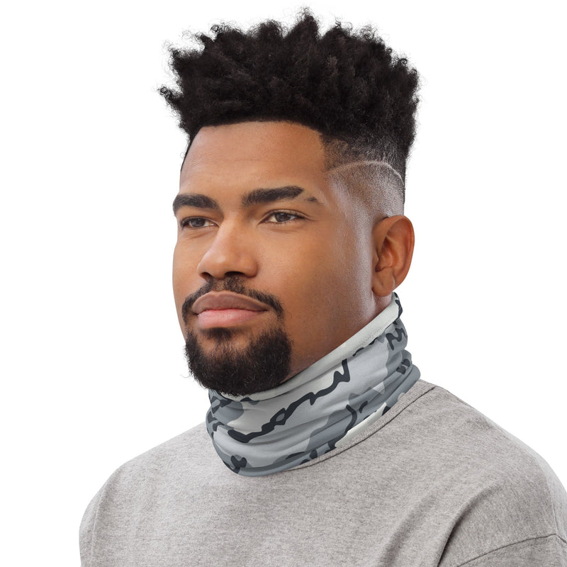 Alaska Chocolate Chip Arctic CAMO Neck Gaiter - Head