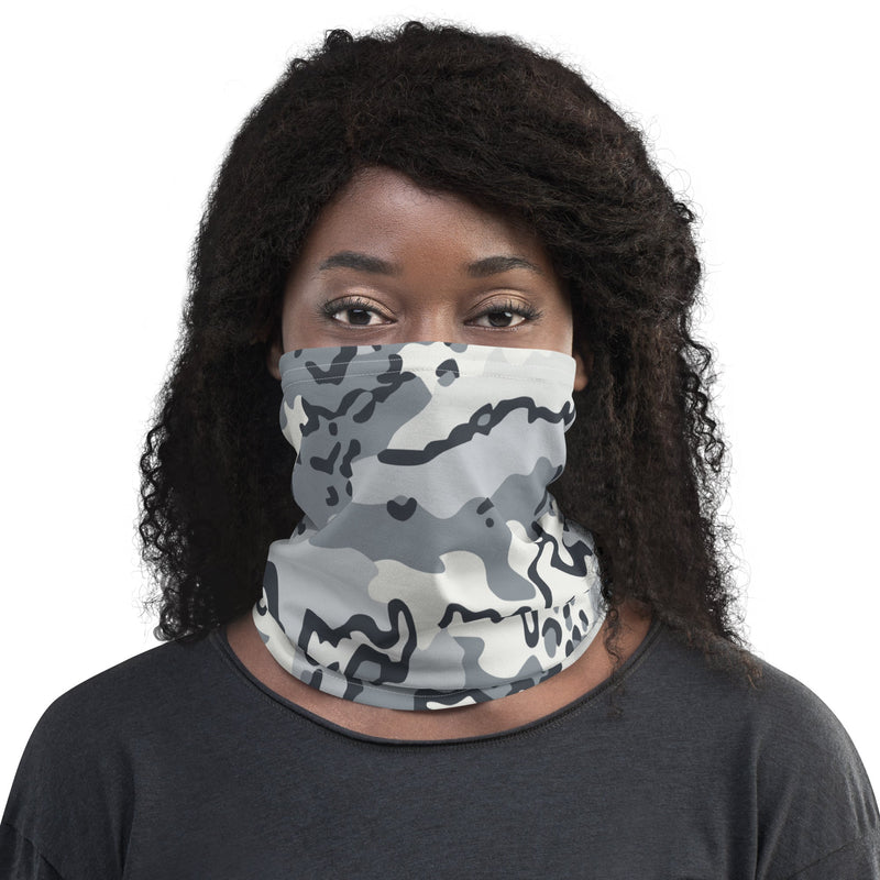Alaska Chocolate Chip Arctic CAMO Neck Gaiter - Head
