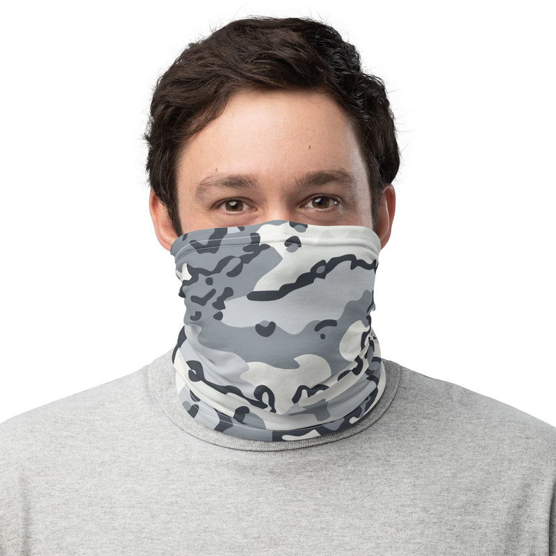Alaska Chocolate Chip Arctic CAMO Neck Gaiter - Head