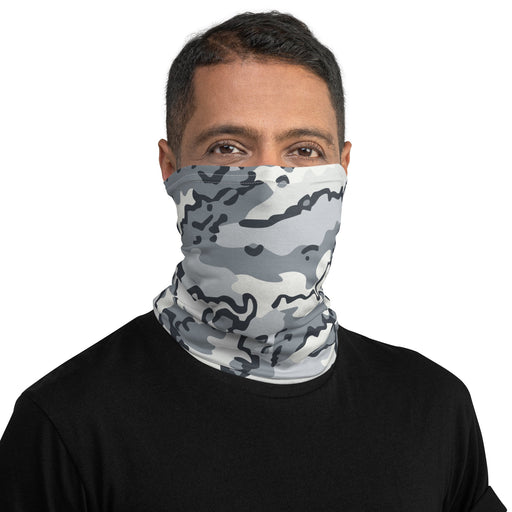 Alaska Chocolate Chip Arctic CAMO Neck Gaiter - Head