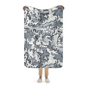 Alaska Chocolate Chip Arctic CAMO Sherpa Blanket - 37″×57″