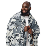 Alaska Chocolate Chip Arctic CAMO Sherpa Blanket