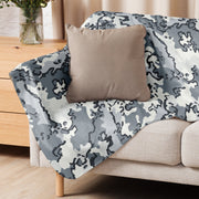 Alaska Chocolate Chip Arctic CAMO Sherpa Blanket
