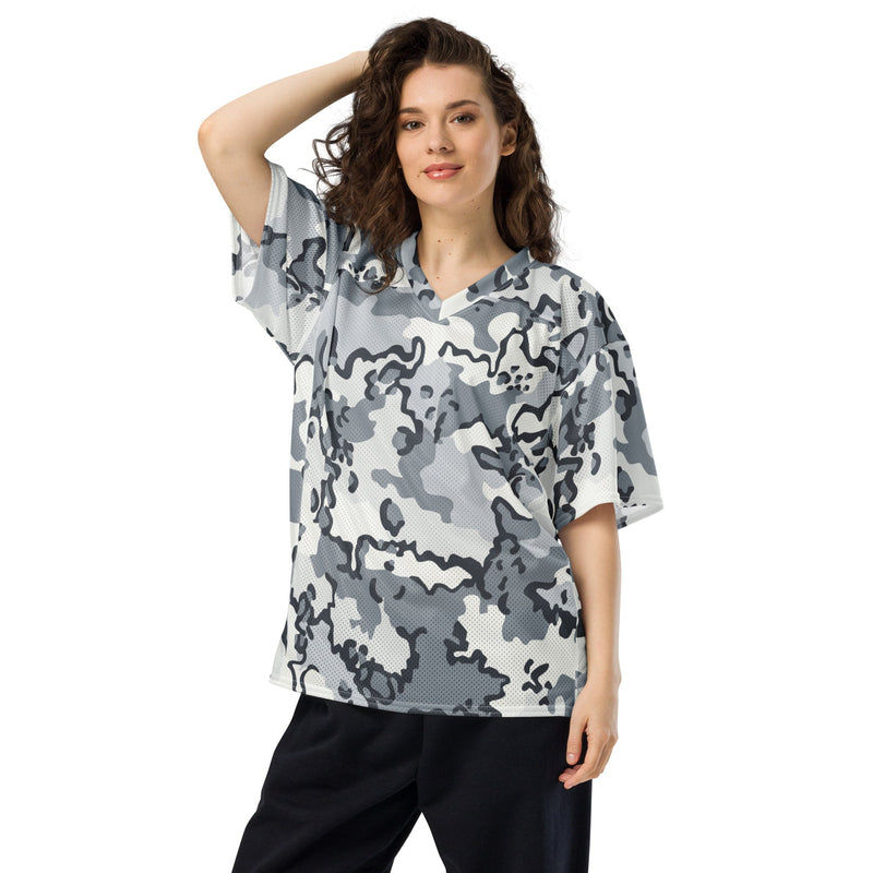 Alaska Chocolate Chip Arctic CAMO Unisex American Football Jersey