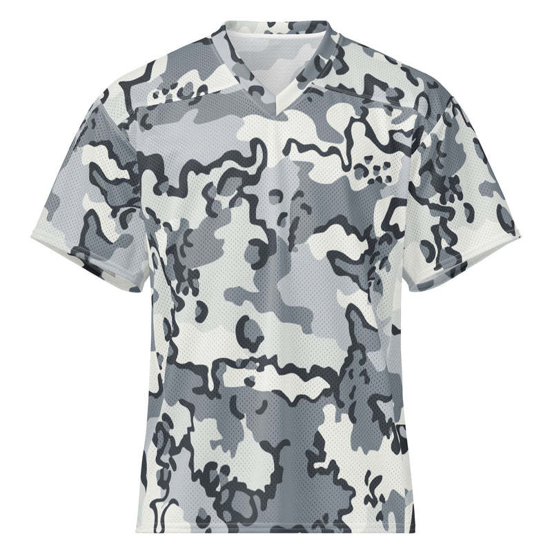 Alaska Chocolate Chip Arctic CAMO Unisex American Football Jersey