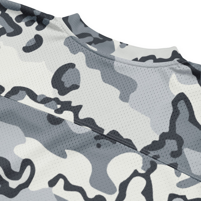 Alaska Chocolate Chip Arctic CAMO Unisex American Football Jersey