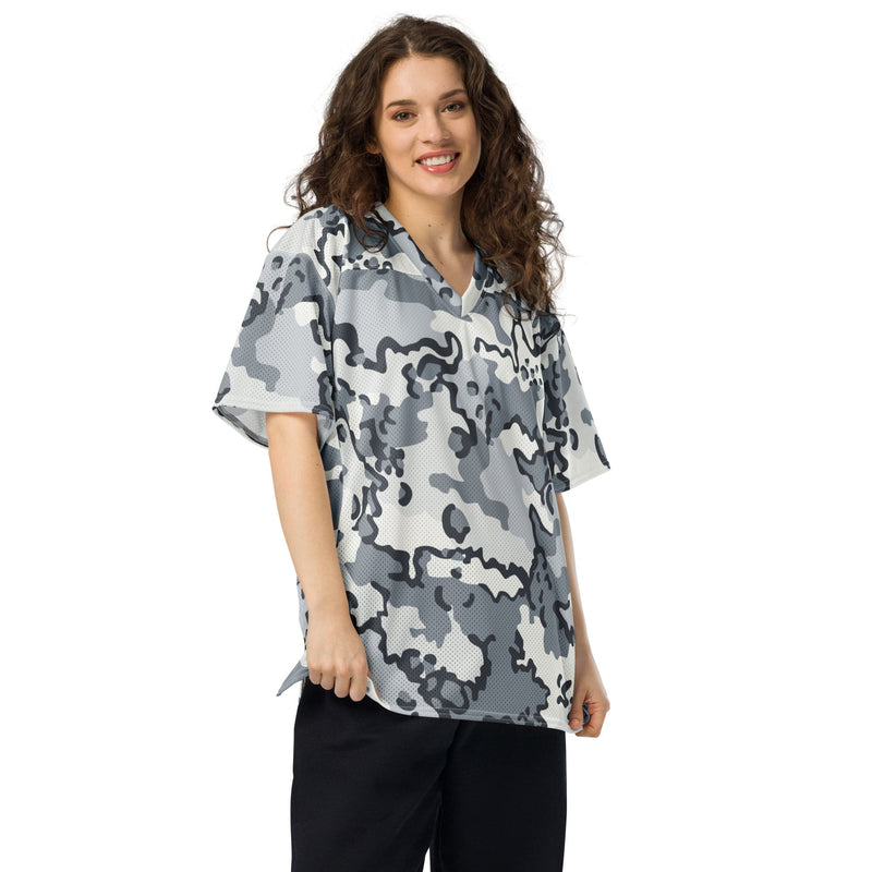 Alaska Chocolate Chip Arctic CAMO Unisex American Football Jersey