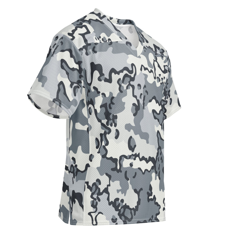 Alaska Chocolate Chip Arctic CAMO Unisex American Football Jersey