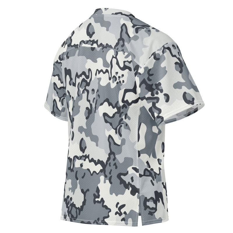 Alaska Chocolate Chip Arctic CAMO Unisex American Football Jersey