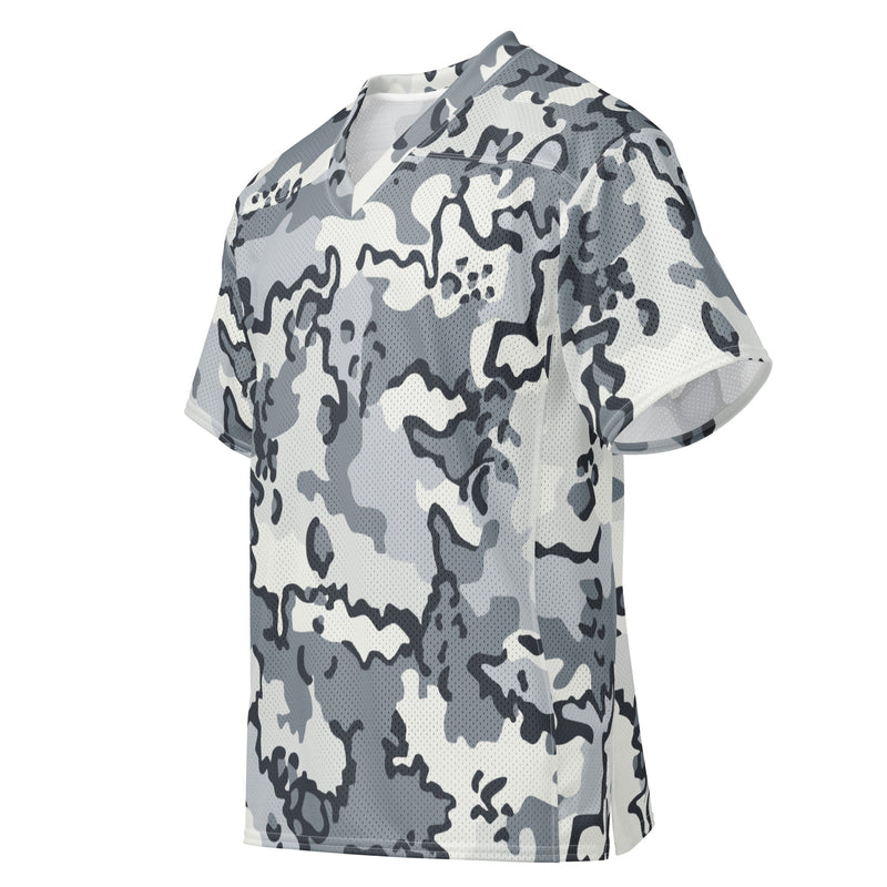 Alaska Chocolate Chip Arctic CAMO Unisex American Football Jersey