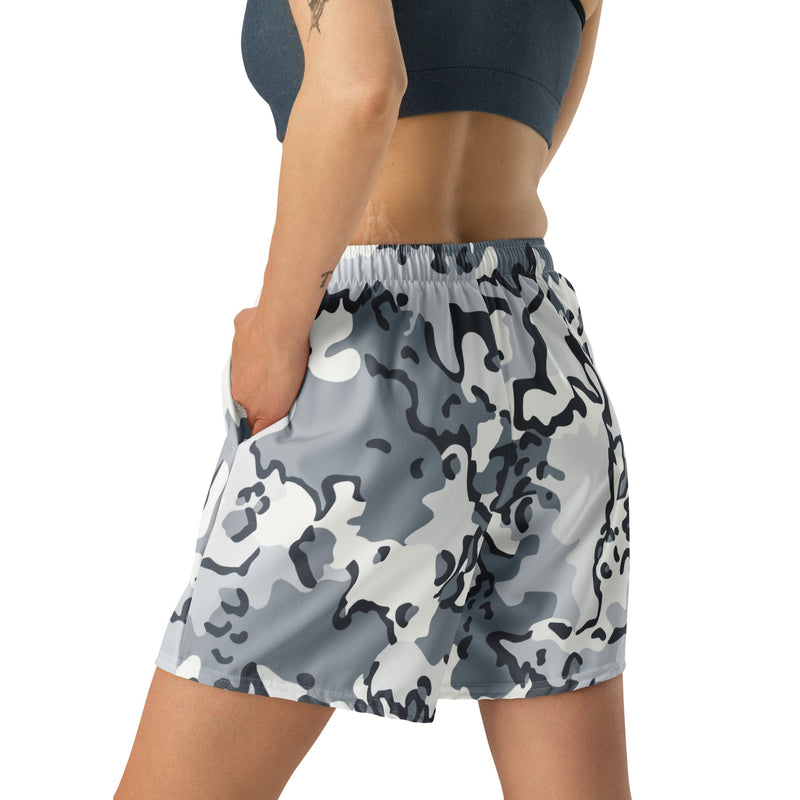 Alaska Chocolate Chip Arctic CAMO Unisex Athletic Long Shorts