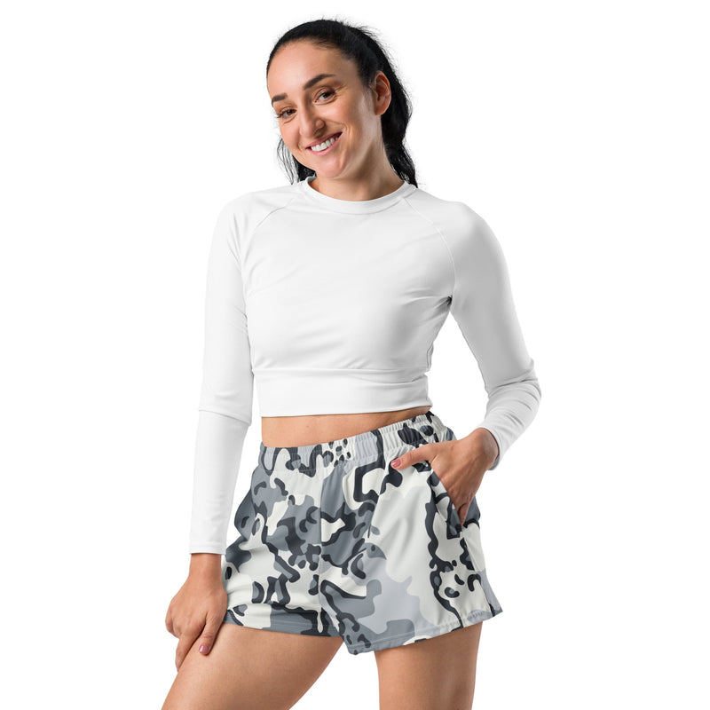 Alaska Chocolate Chip Arctic CAMO Unisex Athletic Shorts