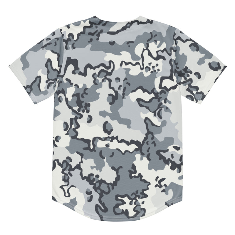 Alaska Chocolate Chip Arctic CAMO Unisex Baseball Jersey