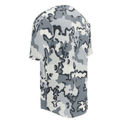 Alaska Chocolate Chip Arctic CAMO Unisex Baseball Jersey