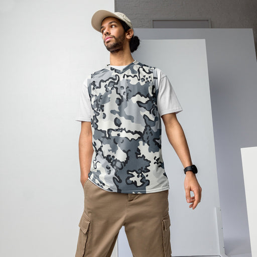 Alaska Chocolate Chip Arctic CAMO Unisex Basketball Jersey - 2XS