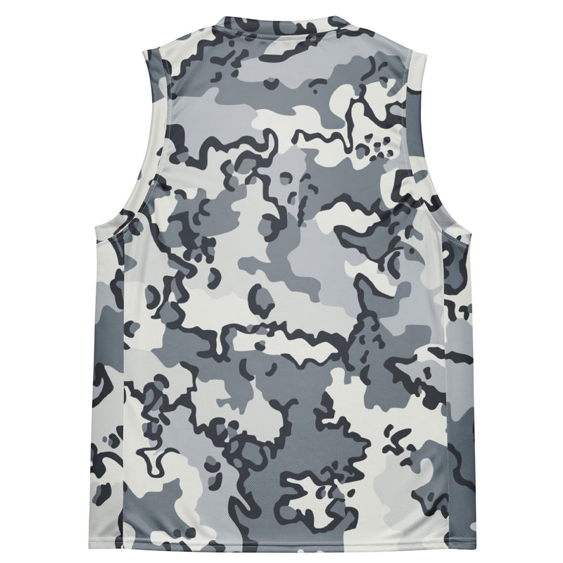 Alaska Chocolate Chip Arctic CAMO Unisex Basketball Jersey