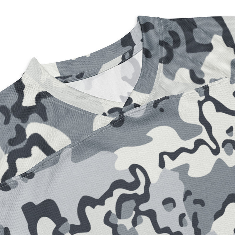 Alaska Chocolate Chip Arctic CAMO Unisex Hockey Fan Jersey