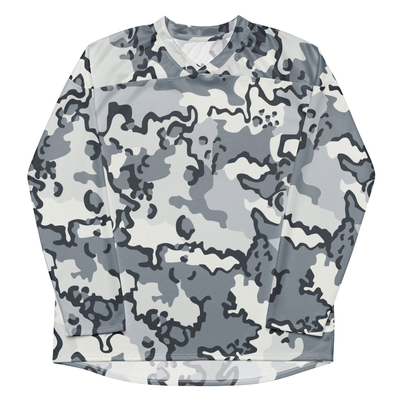 Alaska Chocolate Chip Arctic CAMO Unisex Hockey Fan Jersey