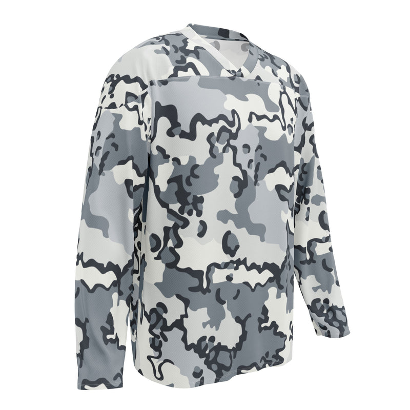 Alaska Chocolate Chip Arctic CAMO Unisex Hockey Fan Jersey