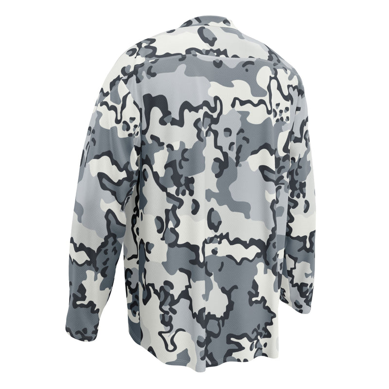 Alaska Chocolate Chip Arctic CAMO Unisex Hockey Fan Jersey