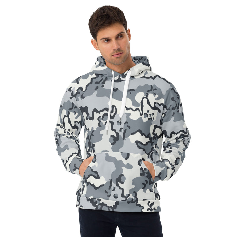 Alaska Chocolate Chip Arctic CAMO Unisex Hoodie - 2XS