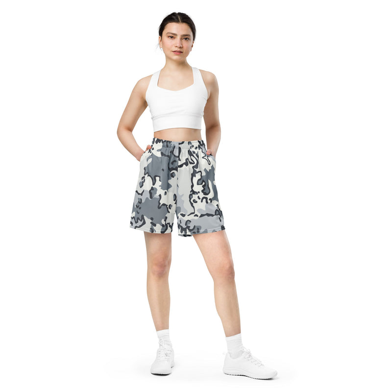 Alaska Chocolate Chip Arctic CAMO Unisex Mesh Shorts