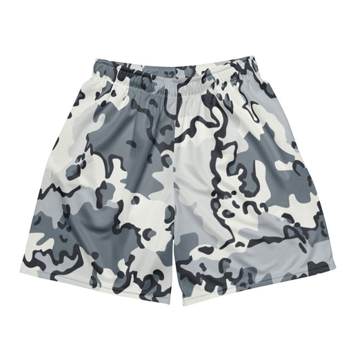 Alaska Chocolate Chip Arctic CAMO Unisex Mesh Shorts - 2XS