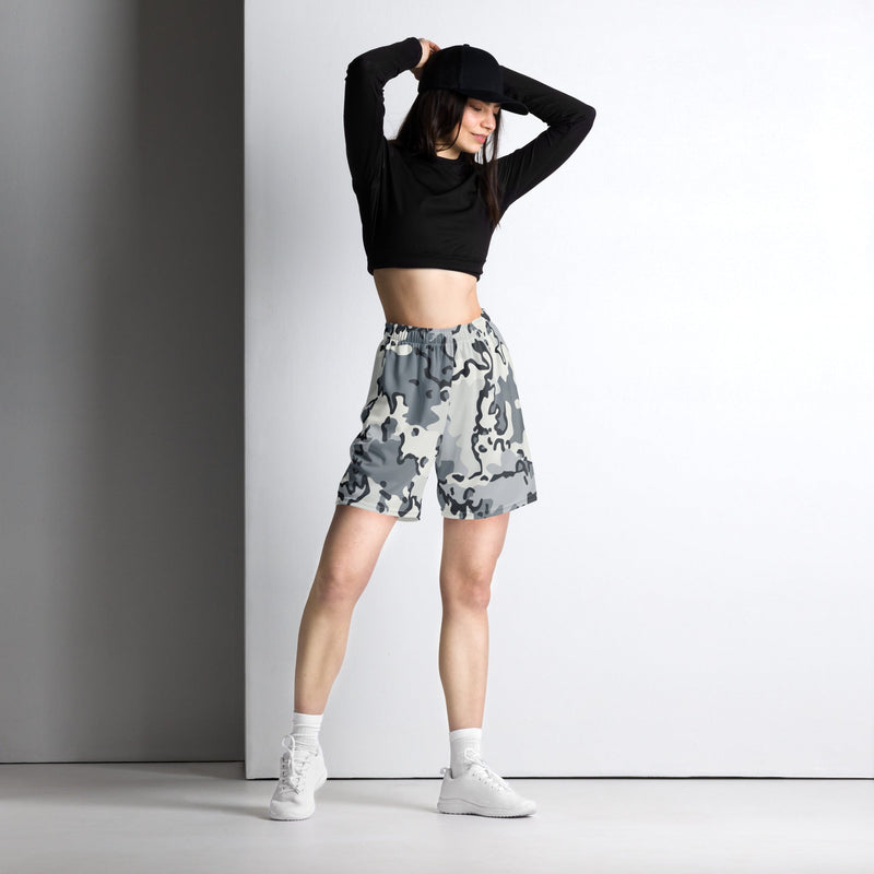 Alaska Chocolate Chip Arctic CAMO Unisex Mesh Shorts
