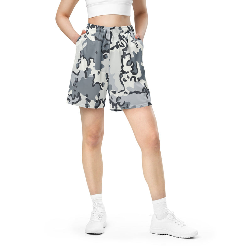 Alaska Chocolate Chip Arctic CAMO Unisex Mesh Shorts