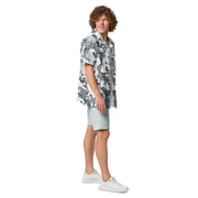Alaska Chocolate Chip Arctic CAMO Unisex Short-Sleeve Button Shirt - Button-Up