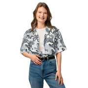 Alaska Chocolate Chip Arctic CAMO Unisex Short-Sleeve Button Shirt - Button-Up